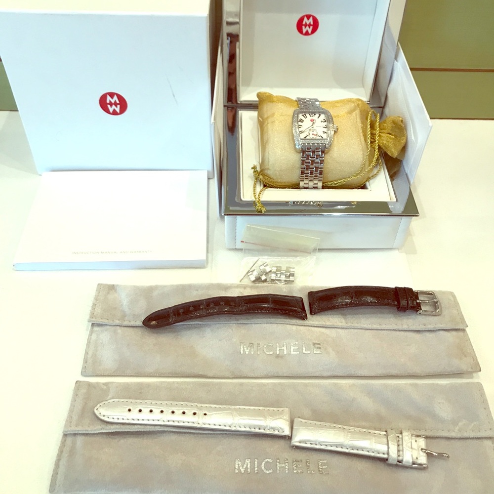 Michele Urban Mini Diamond Watch